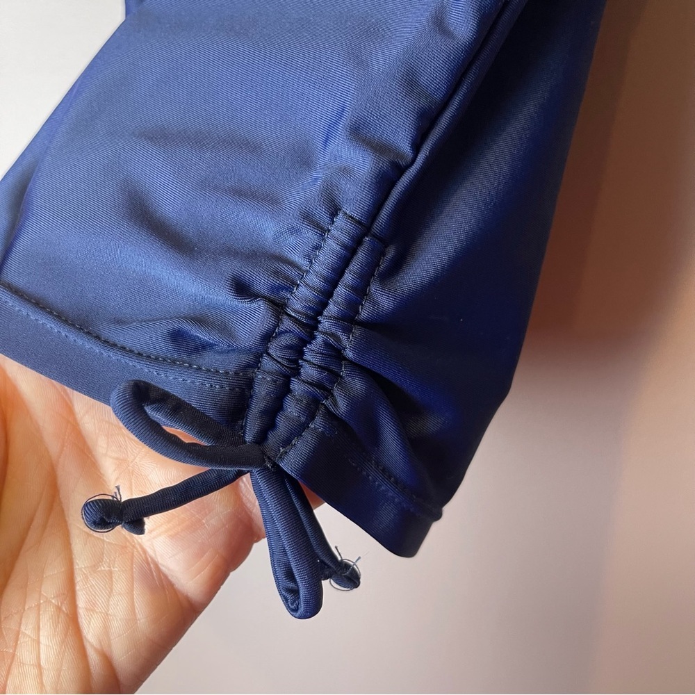 SNAPPER ROCK Flutter Sleeve Rash Top Navy 2 - Picture 6 of 7